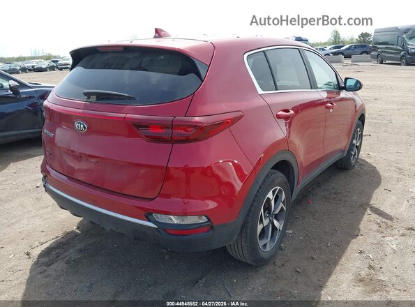 KNDPMCAC8N7960775 2022 KIA SPORTAGE Красный Задняя правая четверть