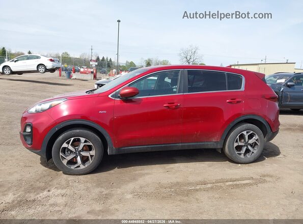 KNDPMCAC8N7960775 2022 KIA SPORTAGE Красный Панорамный вид салона 360°
