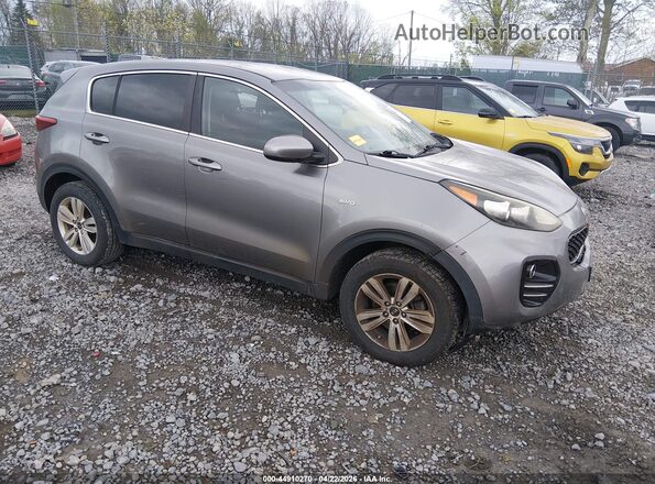 KNDPMCAC9J7397178 2018 KIA SPORTAGE Серый Передняя правая четверть