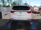 2017 Kia Sportage Lx White vin: KNDPMCACXH7081024