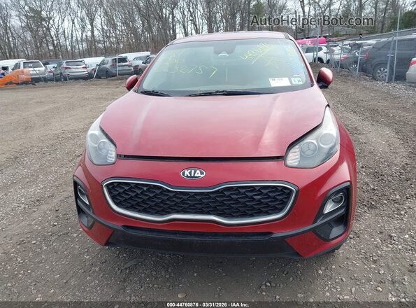 KNDPMCACXL7661902 2020 KIA SPORTAGE Red წინა პანელის ხედი