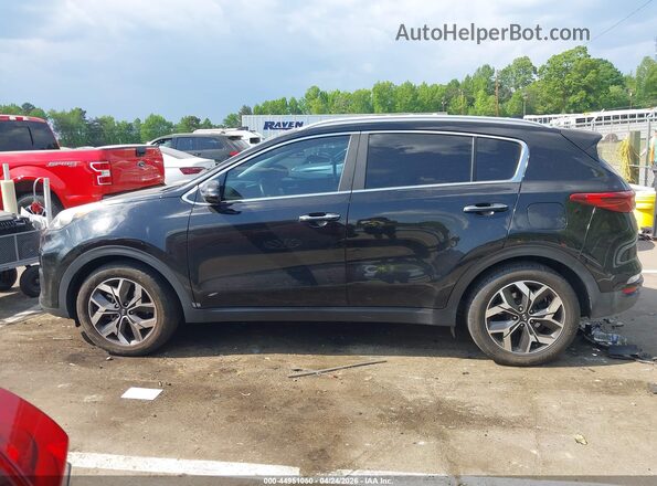 KNDPN3AC1L7649666 2020 KIA SPORTAGE Black Widok wnętrza 360 stopni