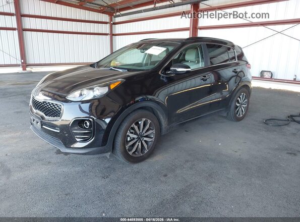 KNDPN3AC2K7589265 2019 KIA SPORTAGE Black Vista tres cuartos delantera izquierda