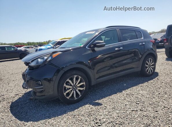 KNDPN3AC7K7607520 2019 KIA SPORTAGE Черный Передняя левая четверть