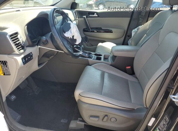 KNDPN3AC7K7607520 2019 KIA SPORTAGE Черный Вид салона спереди