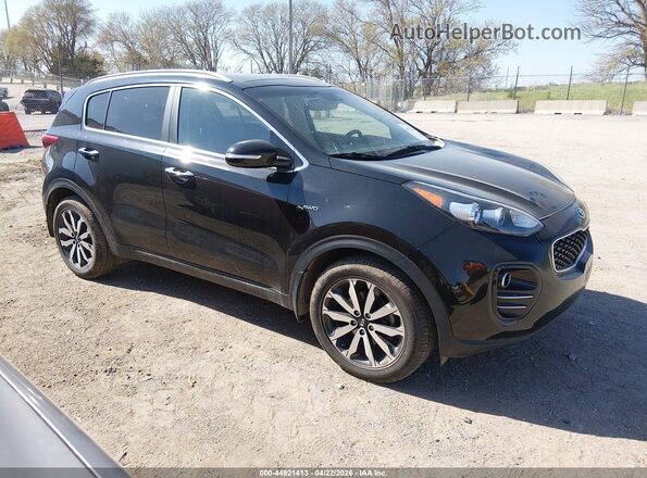 KNDPNCAC5H7129462 2017 KIA SPORTAGE Black წინა მარჯვენა