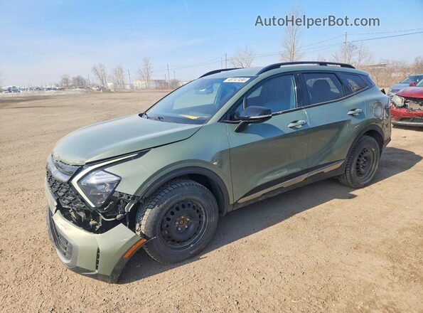 KNDPUCDF6R7291319 2024 KIA SPORTAGE Зеленый Передняя левая четверть