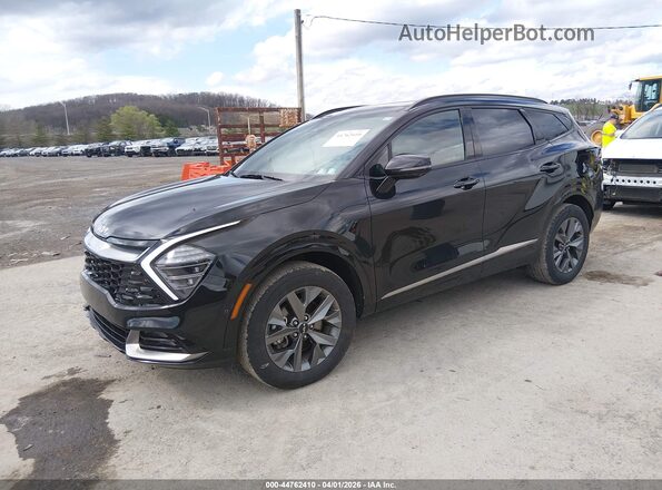 KNDPXCDG6S7176581 2025 KIA SPORTAGE HYBRID Черный Передняя левая четверть