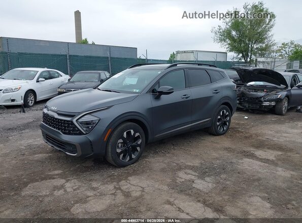 KNDPZDAH3P7115385 2023 KIA SPORTAGE PLUG-IN HYBRID Gray Передня ліва чверть