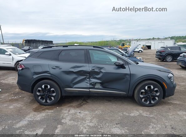 KNDPZDAH3P7115385 2023 KIA SPORTAGE PLUG-IN HYBRID Gray Вид задньої частини салону