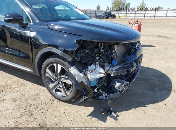 KNDRHDLGXP5175790 2023 KIA SORENTO HYBRID Black Widok z przodu