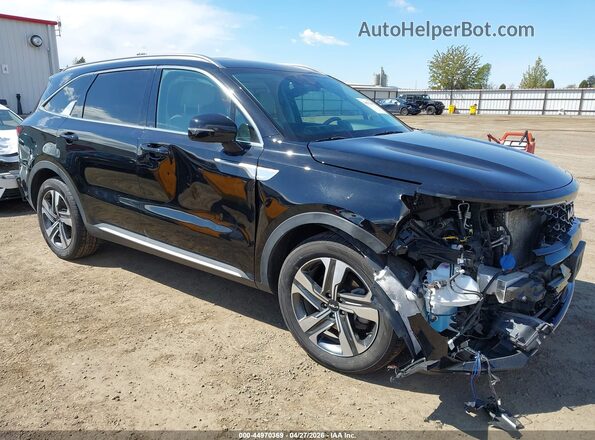 KNDRHDLGXP5175790 2023 KIA SORENTO HYBRID Black Przód prawy