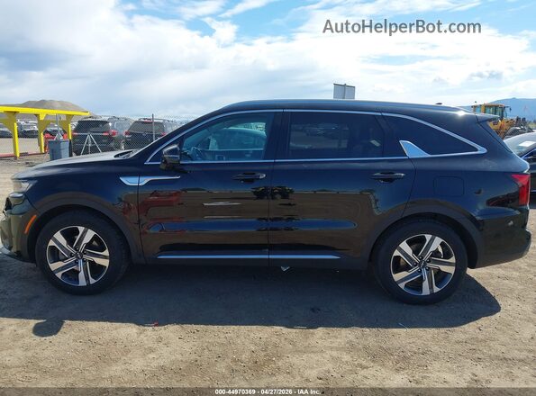 KNDRHDLGXP5175790 2023 KIA SORENTO HYBRID Black Widok wnętrza 360 stopni