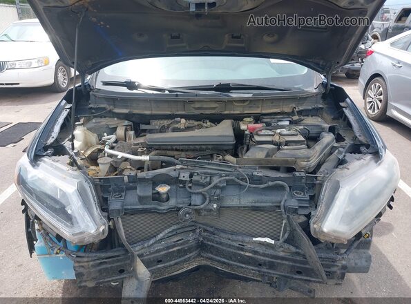 KNMAT2MT0GP646488 2016 NISSAN ROGUE Синий Вид сзади