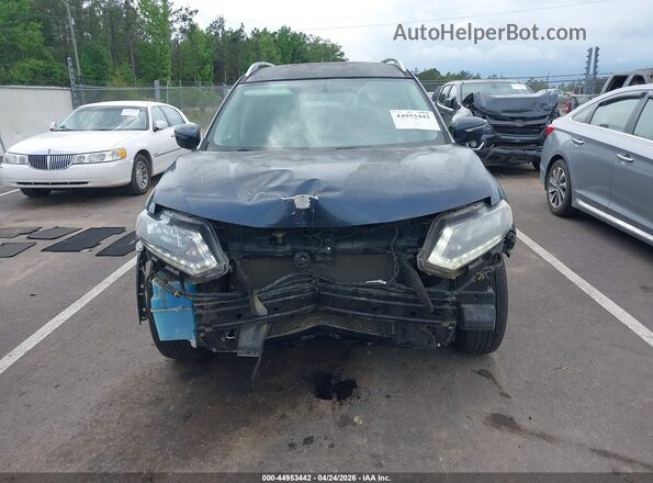 KNMAT2MT0GP646488 2016 NISSAN ROGUE Синий Вид спереди