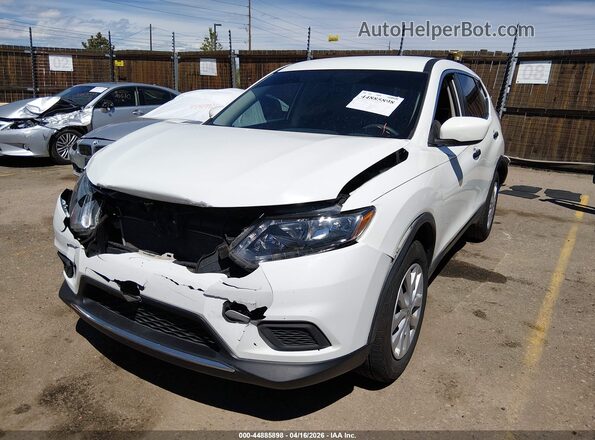 KNMAT2MT0GP694363 2016 NISSAN ROGUE White Front left