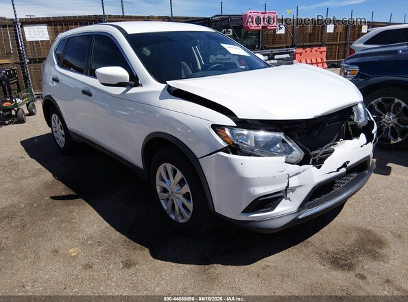 KNMAT2MT0GP694363 2016 NISSAN ROGUE White Front right