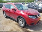 2016 Nissan Rogue Sv Red vin: KNMAT2MT1GP647830