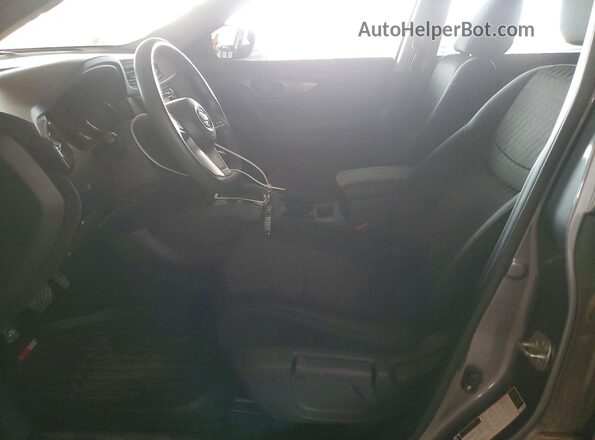 KNMAT2MT2KP513661 2019 NISSAN ROGUE Gray Widok wnętrza z przodu