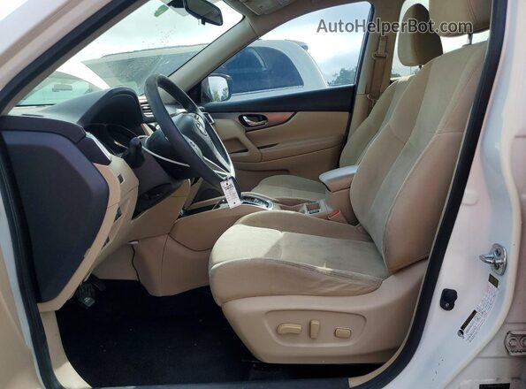 KNMAT2MT3GP622699 2016 NISSAN ROGUE White წინა სალონის ხედი
