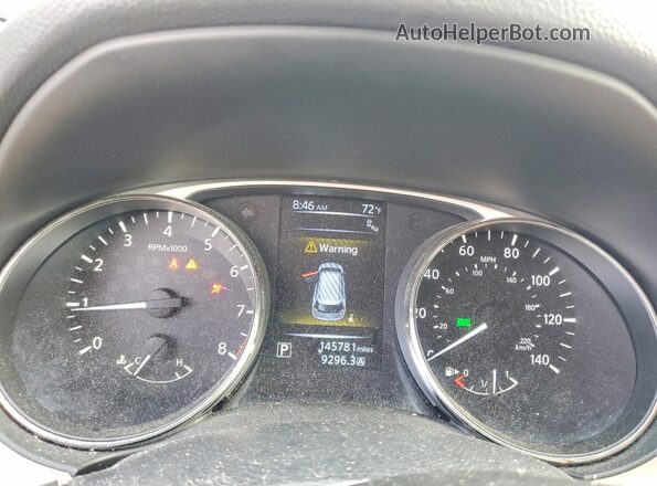 KNMAT2MT3GP622699 2016 NISSAN ROGUE White ხელსაწყოთა პანელის ხედი