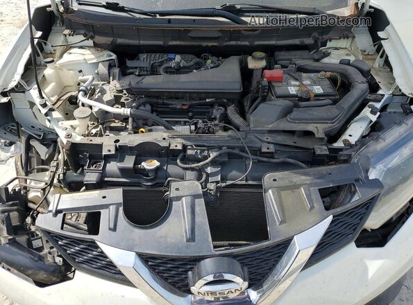 KNMAT2MT4GP704649 2016 NISSAN ROGUE Белый Вид подкапотного пространства