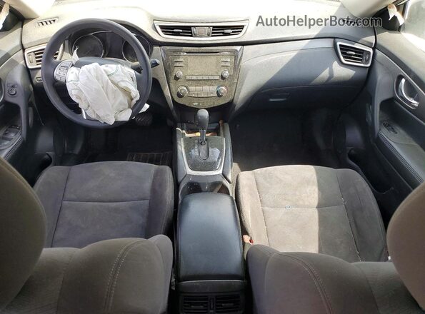 KNMAT2MT4GP704649 2016 NISSAN ROGUE Белый Вид панели приборов