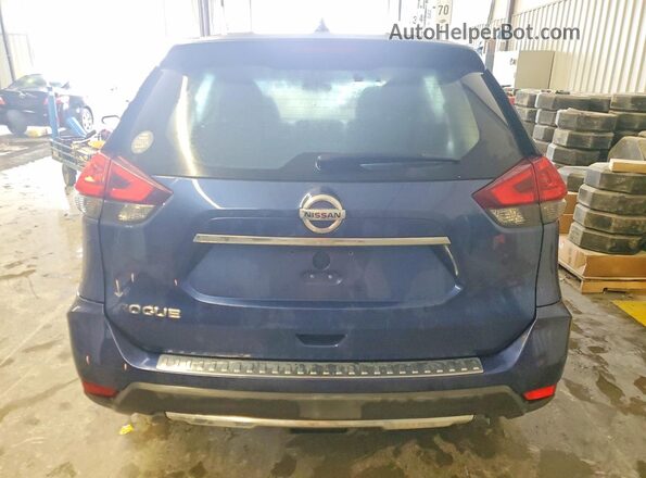 KNMAT2MT4JP575660 2018 NISSAN ROGUE Синий Вид сзади