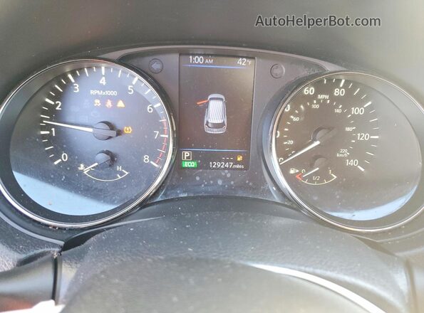 KNMAT2MT4LP524775 2020 NISSAN ROGUE Blue Widok zestawu wskaźników
