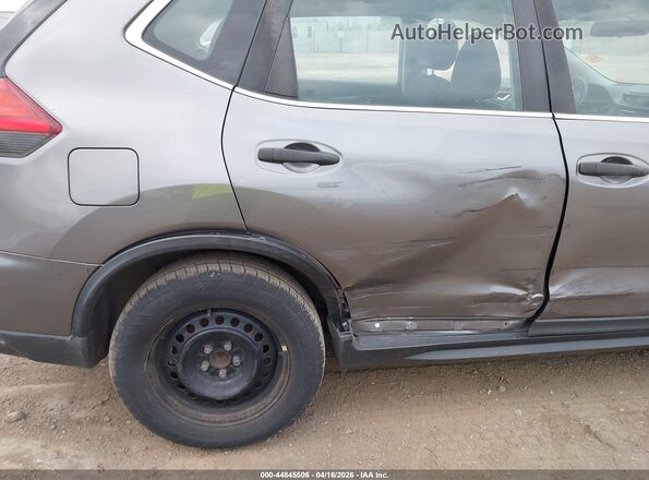 KNMAT2MT5HP553242 2017 NISSAN ROGUE Gray Вид спереду