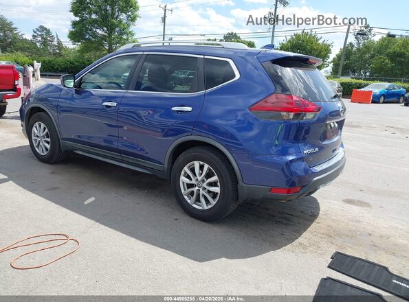 KNMAT2MT7JP615620 2018 NISSAN ROGUE Blue Задня ліва чверть