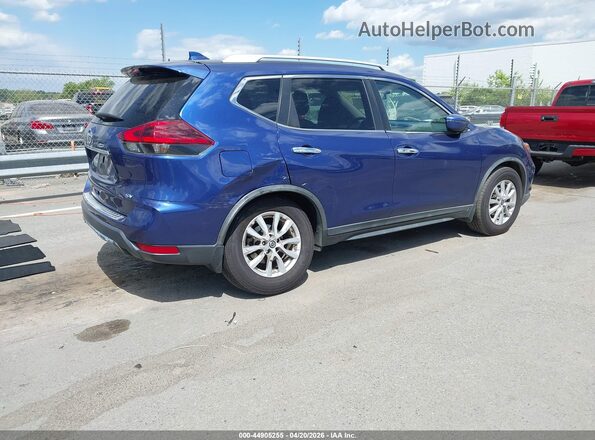 KNMAT2MT7JP615620 2018 NISSAN ROGUE Blue Задня права чверть