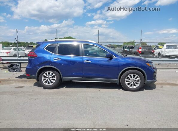 KNMAT2MT7JP615620 2018 NISSAN ROGUE Blue Вид задньої частини салону