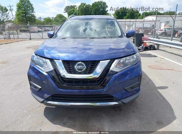 KNMAT2MT7JP615620 2018 NISSAN ROGUE Blue Вид щитка приладів
