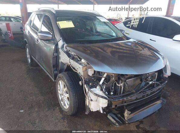 KNMAT2MT7KP558336 2019 NISSAN ROGUE Серый Передняя правая четверть