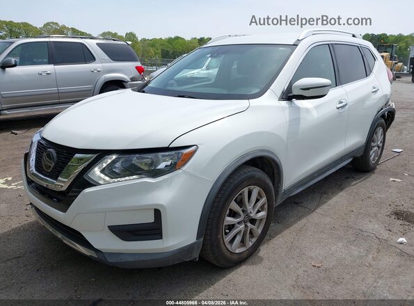 KNMAT2MT7LP504956 2020 NISSAN ROGUE White წინა მარცხენა ხედი სამი მეოთხედიდან