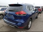 2017 Nissan Rogue Sv Синий vin: KNMAT2MT9HP568746