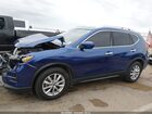 2017 Nissan Rogue Sv Синий vin: KNMAT2MT9HP568746