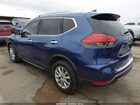 2017 Nissan Rogue Sv Синий vin: KNMAT2MT9HP568746