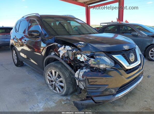 KNMAT2MT9JP619748 2018 NISSAN ROGUE Black წინა მარჯვენა