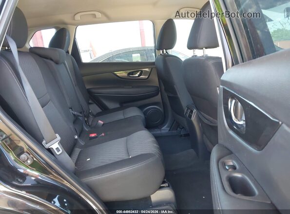 KNMAT2MT9JP619748 2018 NISSAN ROGUE Black VIN კოდის სტიკერის ხედი