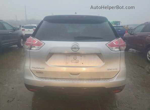 KNMAT2MV0GP691822 2016 NISSAN ROGUE Silver უკანა ხედი