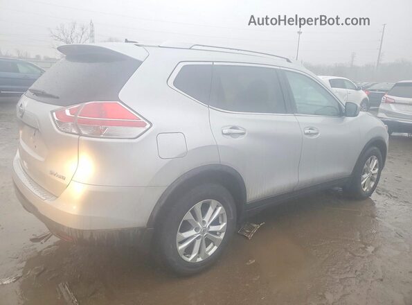 KNMAT2MV0GP691822 2016 NISSAN ROGUE Silver უკანა მარჯვენა