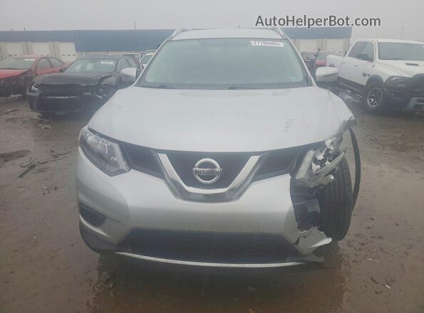 KNMAT2MV0GP691822 2016 NISSAN ROGUE Silver წინა ხედი