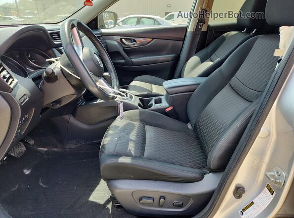 KNMAT2MV0HP505715 2017 NISSAN ROGUE Silver Vista interior delantera