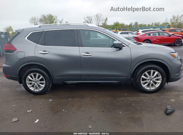 KNMAT2MV0KP560303 2019 NISSAN ROGUE Gray Widok wnętrza z tyłu