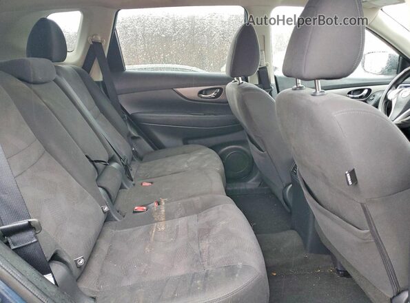 KNMAT2MV1GP680313 2016 NISSAN ROGUE Blue Rear interior view