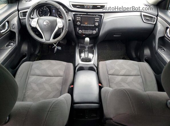 KNMAT2MV1GP680313 2016 NISSAN ROGUE Blue Dashboard view