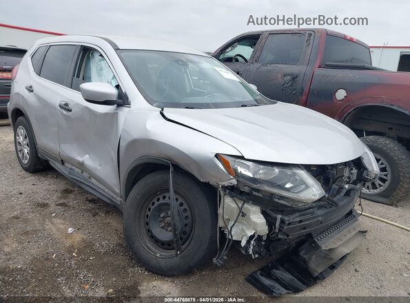 KNMAT2MV2KP506923 2019 NISSAN ROGUE Серебряный Передняя правая четверть