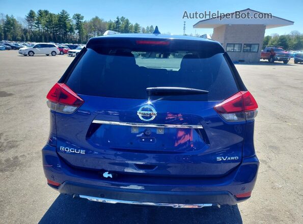 KNMAT2MV2KP517176 2019 NISSAN ROGUE Синий Вид сзади